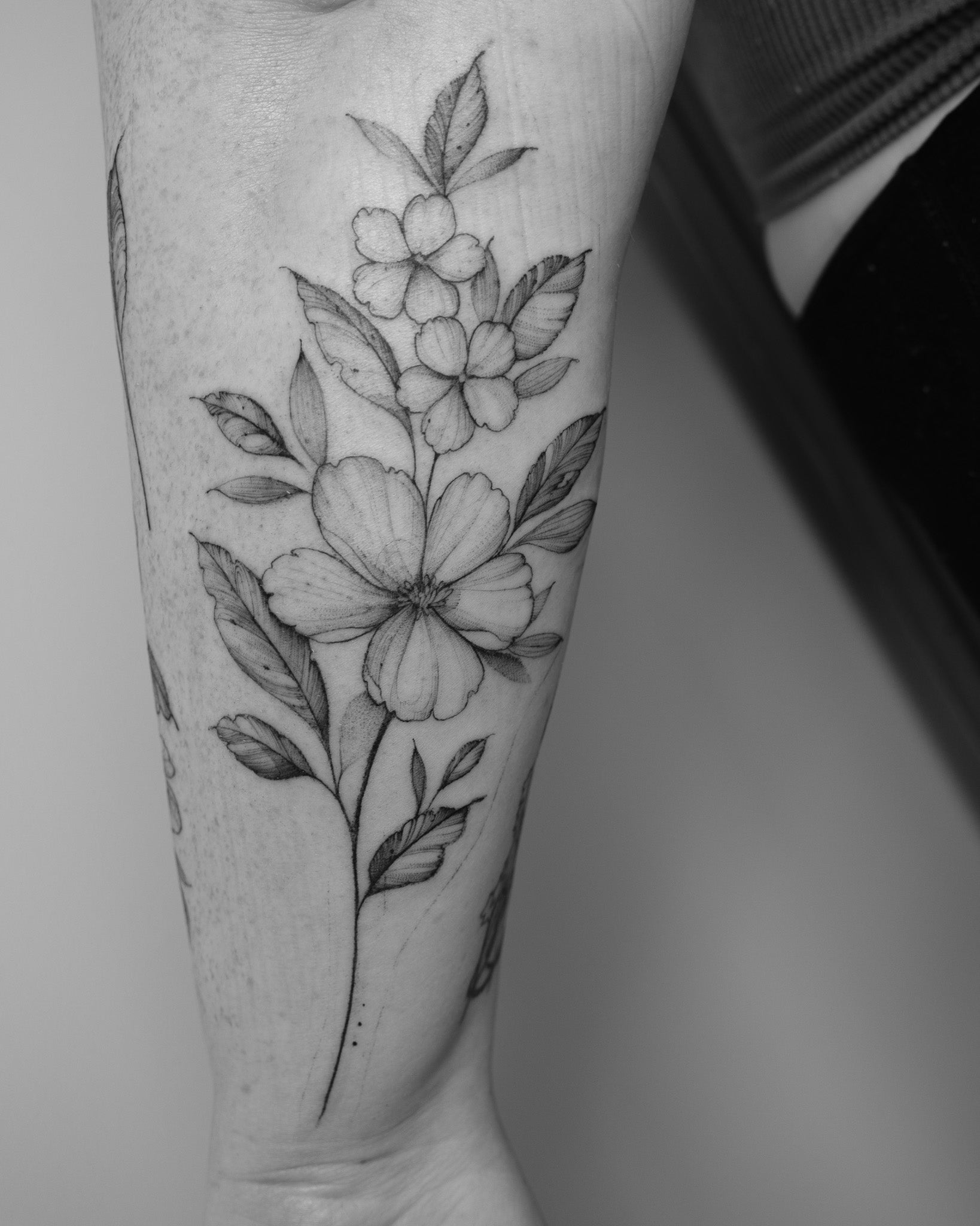 floral tattoo nanaimo
