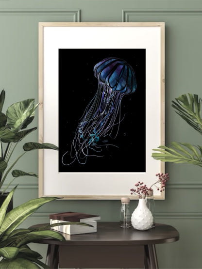 Jellyfish Digital Art Print